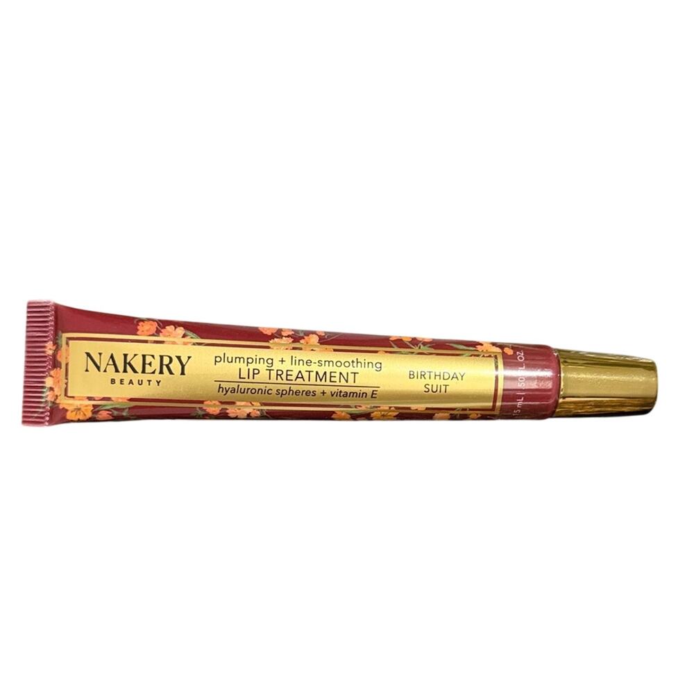 Nakery Beauty Plumping + Line-Smoothing Lip Treatment – Birthday Suit – NIB